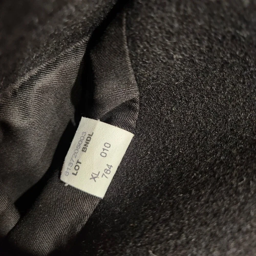 Schott Bros Perfecto 764 Wool Peacoat Black Men’s XL Made in USA - Picture 7 of 16
